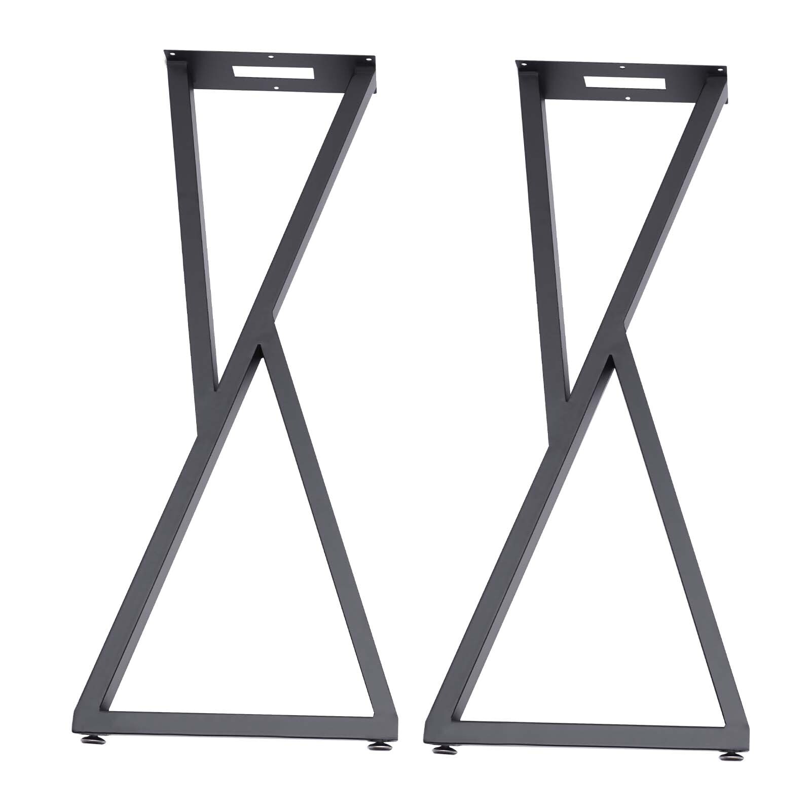 32" Metal Furniture Legs with Anti-slip Foot Pad Coffee Table Desk Bench DIY Leg
