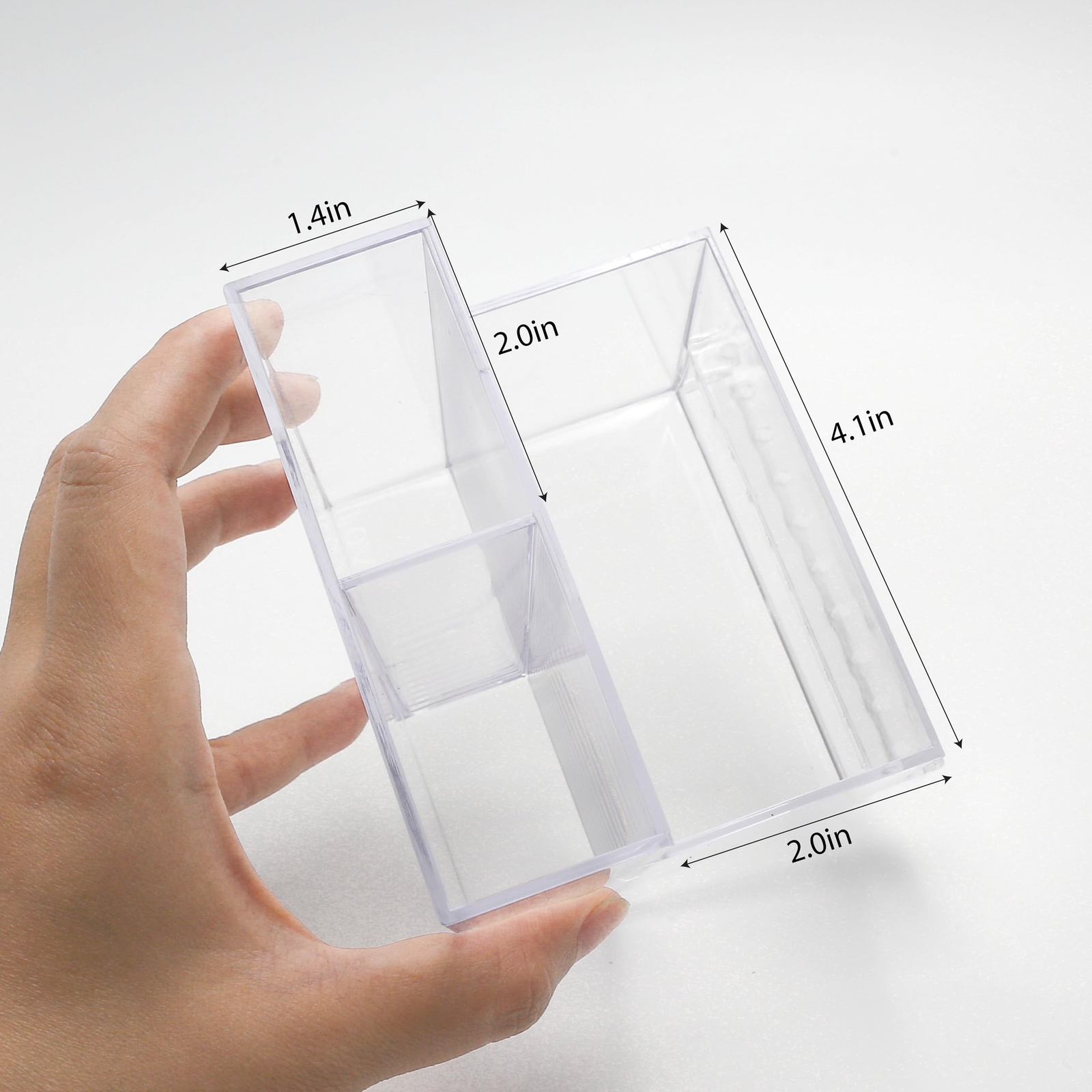 10 Holes Nail Drill Machine and Bits Storage Box Nail Drill Organizer Box