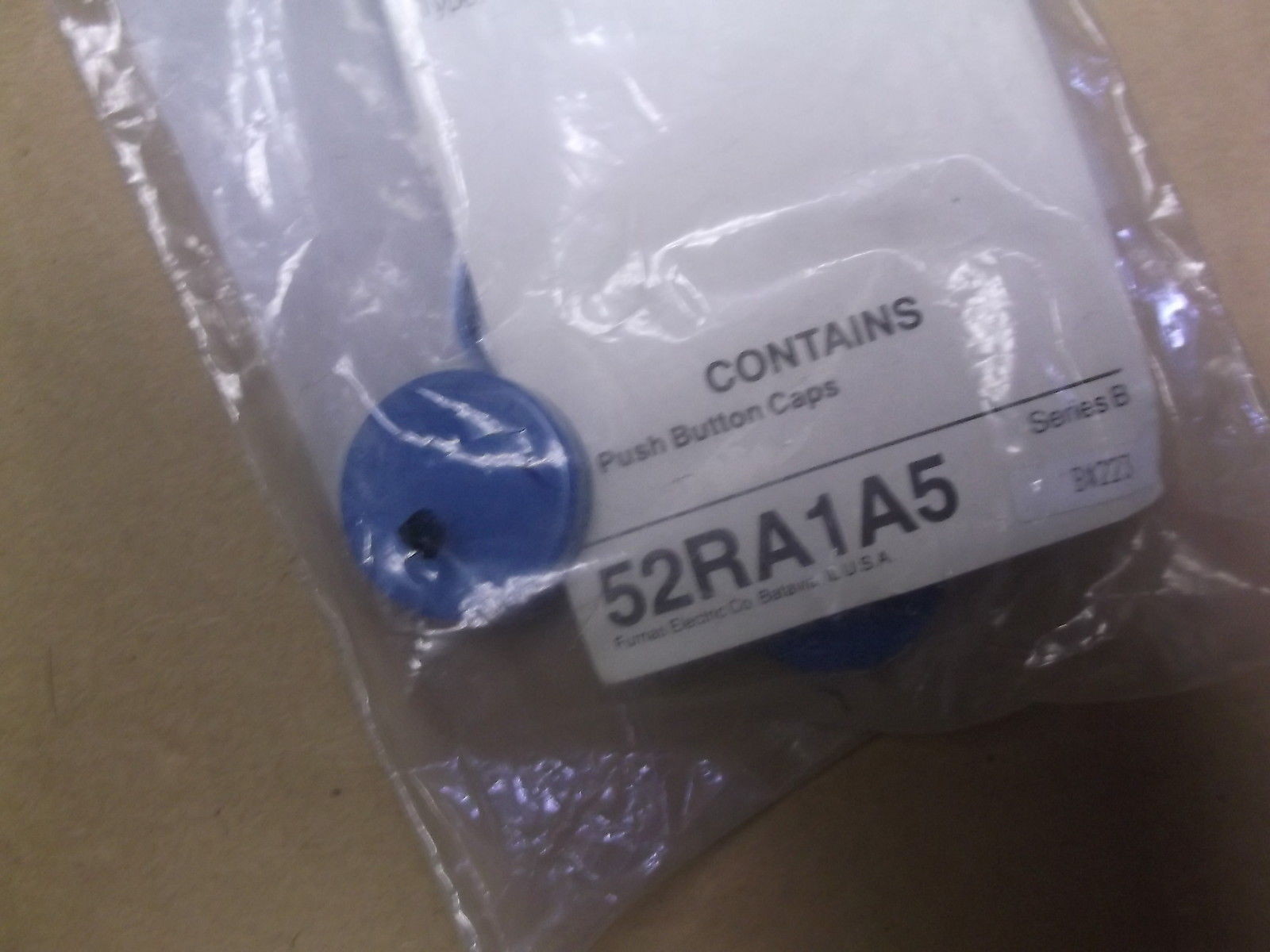 Furnas 52RA1AS Oil tight Push Button Cap Mushroom Head *FREE SHIP*