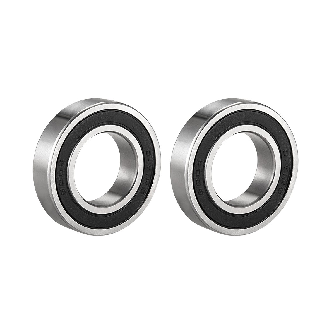 Deep Groove Ball Bearing 6904-2RS Double Sealed 20 x 37 x 9mm Carbon Steel 2Pcs