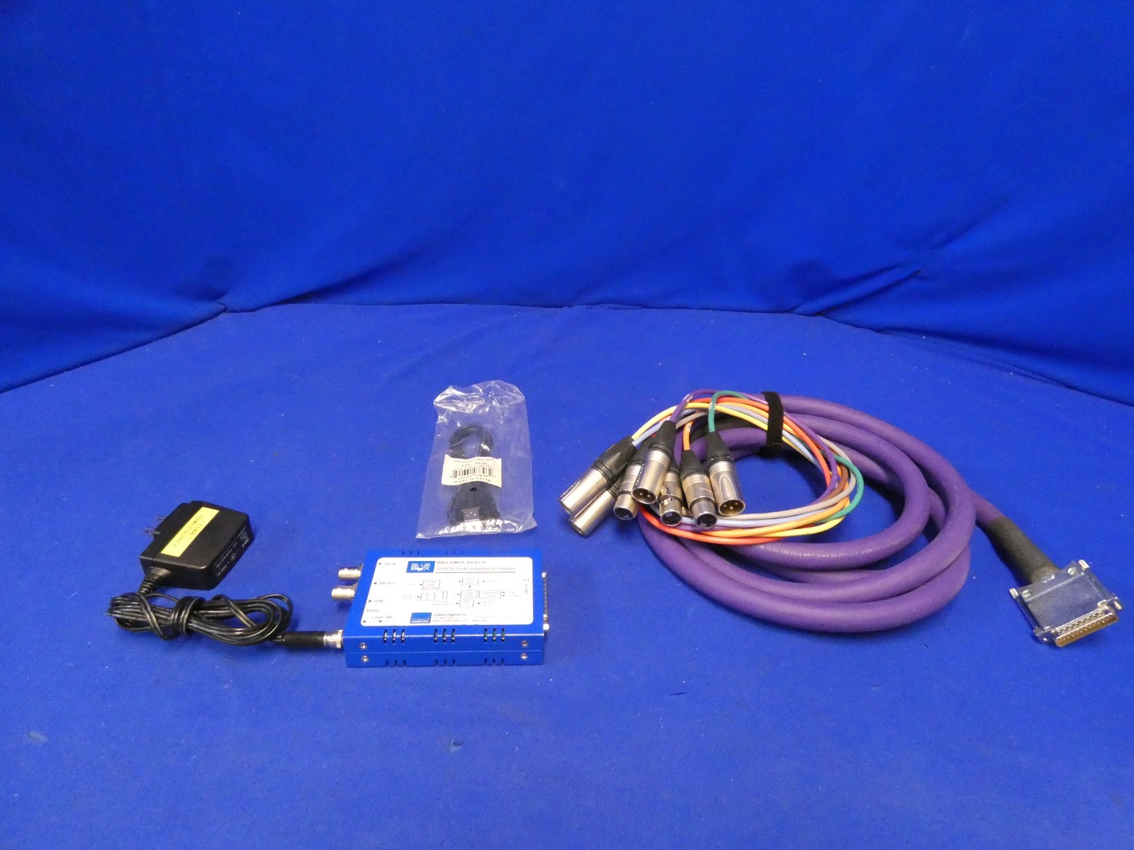 Cobalt BlueBox BBG-EMDE-AES110 3G/HD/SD AES Audio Embedder/De-Embedder w/Cable