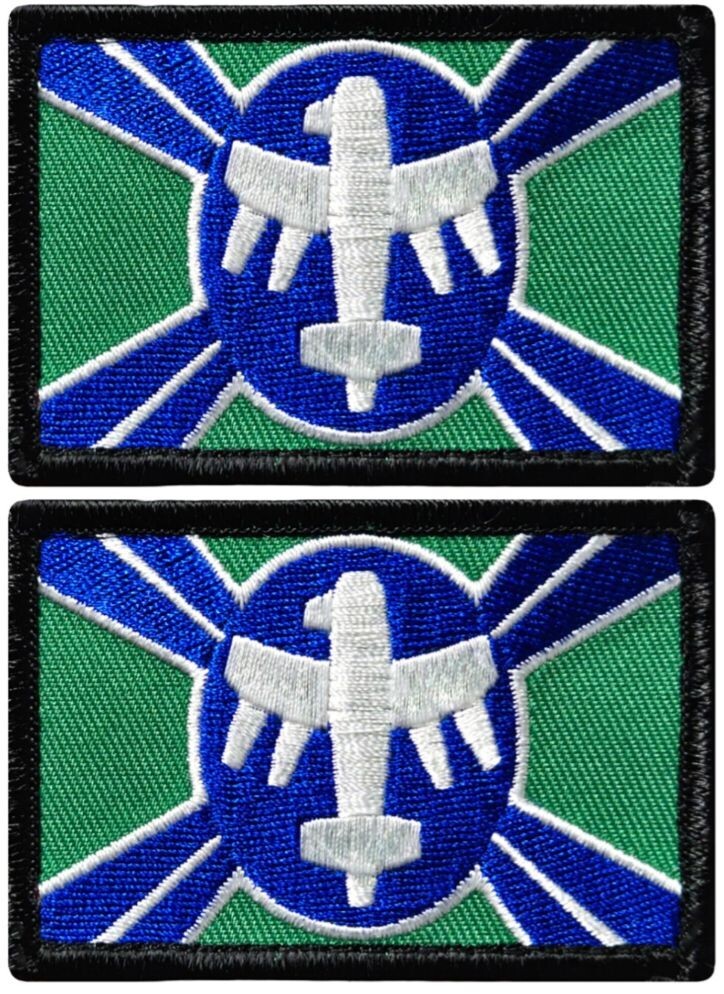 Starship Troopers Federal Flag Embroidered Patch |2PC HOOK BACKING 3"x2"