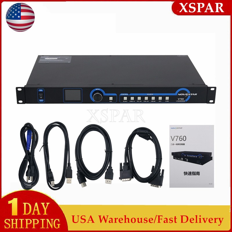 NOVASTAR V760 1.3MP LED Display Controller 12W LED Video Processor 50/60Hz USA