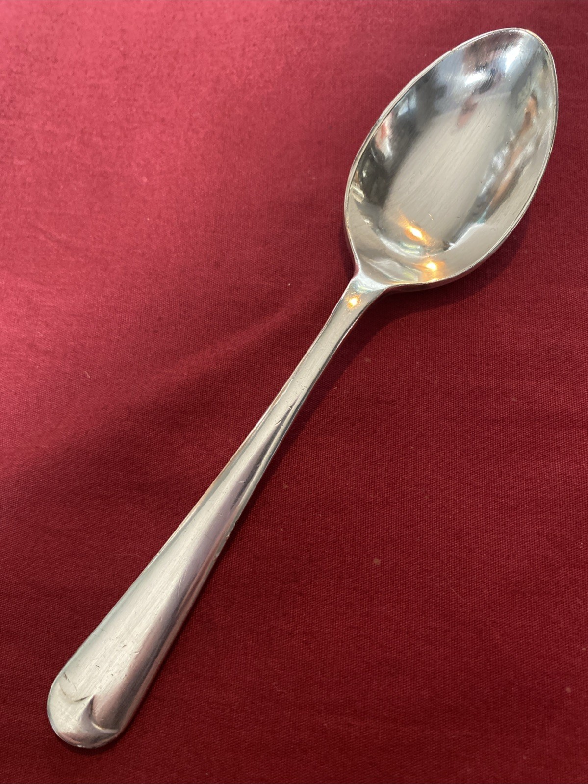 Vintage Silver Plated Teaspoon, Slack & Barlow - British Military Issue c.1972