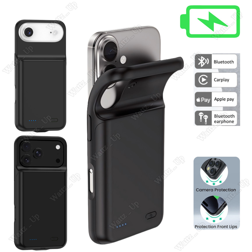 Power Bank Battery Charger Case For iPhone 17 16 15 14 13 12 11 X Charging Cover