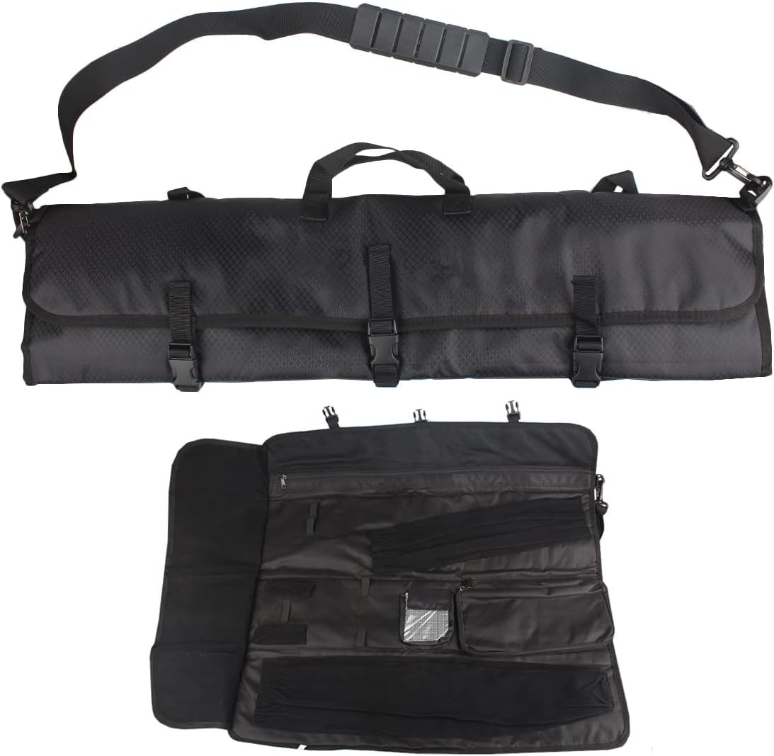 Archery Lightweight Rolled-Up Takedown Recurve Bow Case Bow Bag with Arrow Tube