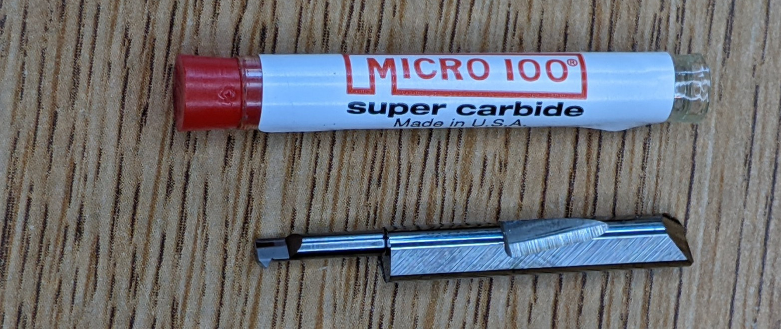 Micro 100 QIT-120400 Solid Carbide Micro-Quik Internal Threading Tool NIB