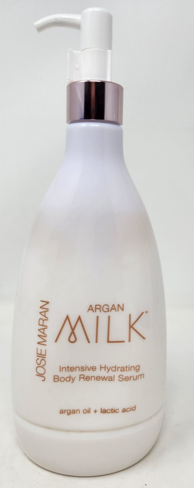 JOSIE MARAN Argan Milk Intensive Hydrating Body Serum 20oz baked lemon bliss