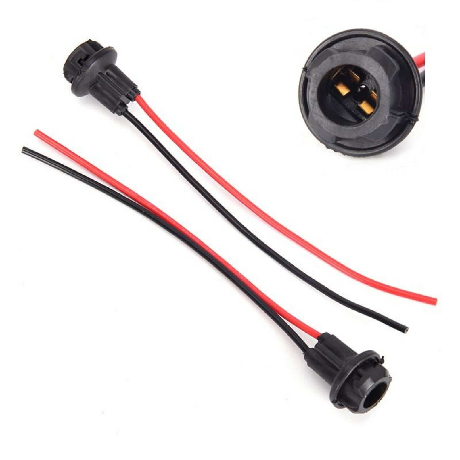 Universal Pigtail Wire Female Socket 194 Harness Rear Side Marker Light Plug B