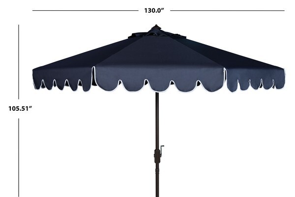 Safavieh 11ft Round Crank Umbrella, Reduced Price 2172721817 PAT8110A
