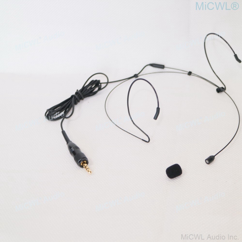 Headworn Head Headset Microphone for Sony UTX B03 URX UWP BeltPack Transmitter