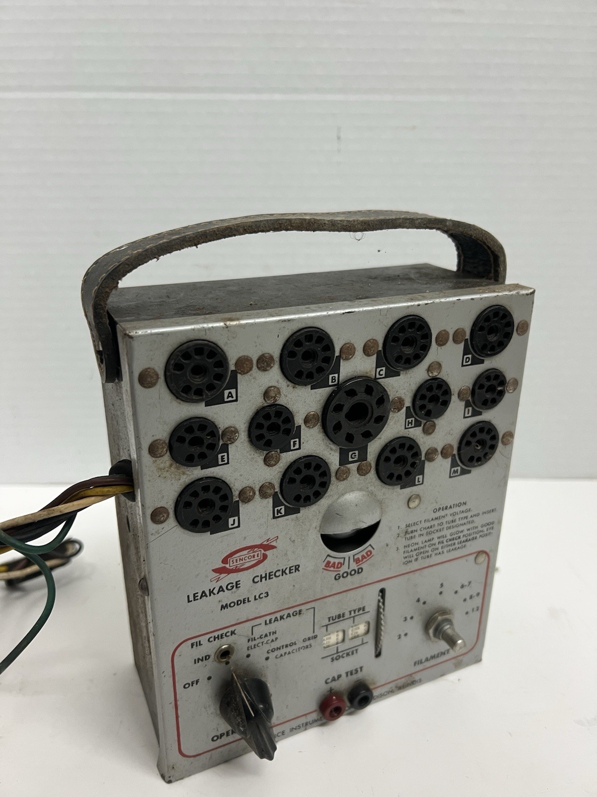 1959 Sencore LC3 Leakage / Tube Tester - Untested