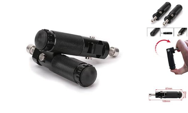 CNC Motorcycle Foot Peg Universal Aluminum Pedals for Motorcycle A Style