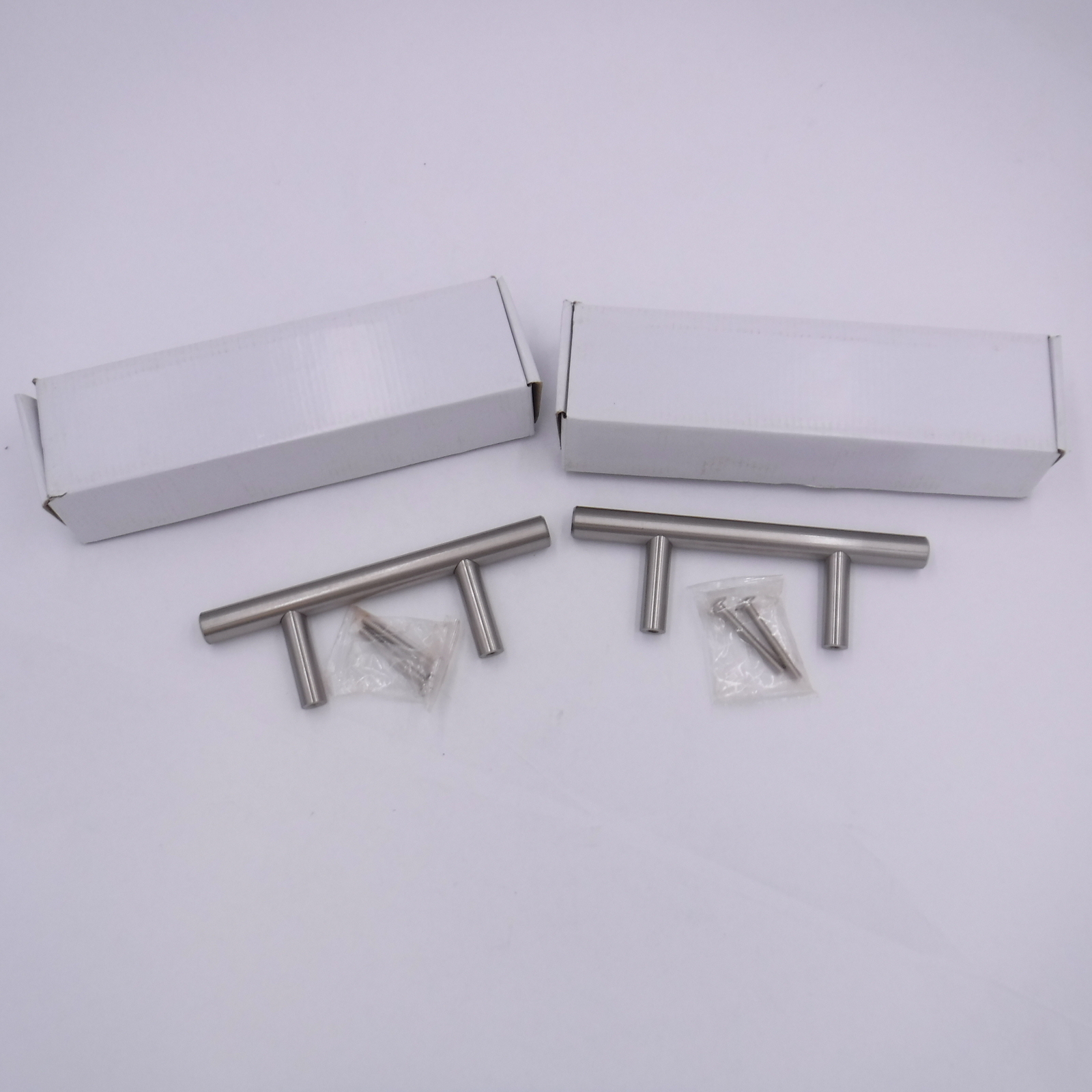 Set of 2 Barn Door Handles 6496796 4" Center to Center 8" Length 3-4" Diameter