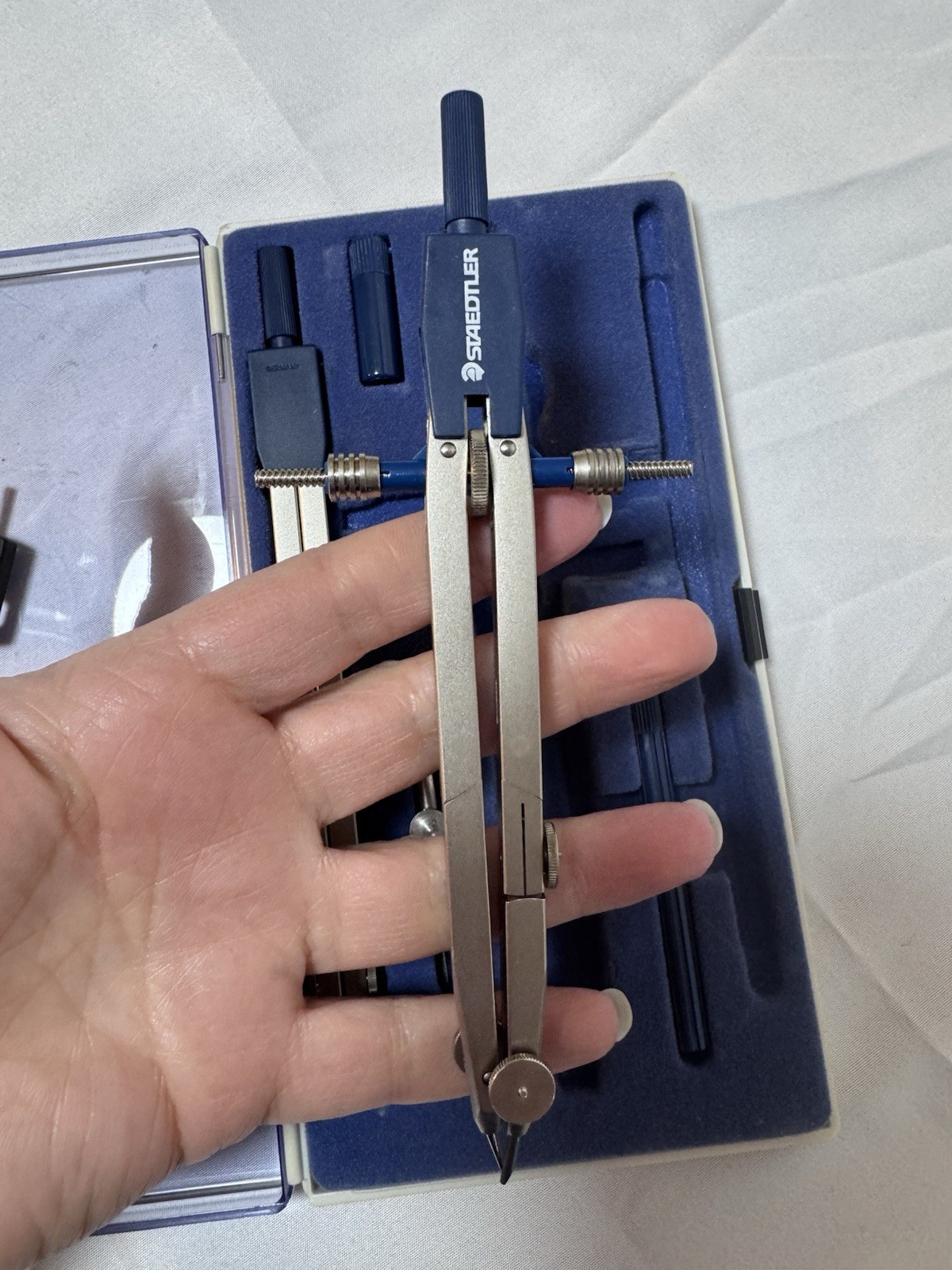 Staedtler Mars Superbow Draughtsman Set In Case - Missing Pieces