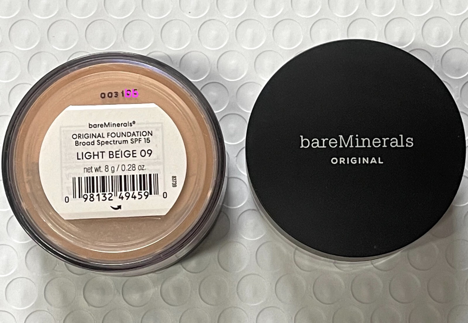 bareMinerals ORIGINAL Loose Powder Foundation SPF 15   0.28 oz LIGHT BEIGE 09