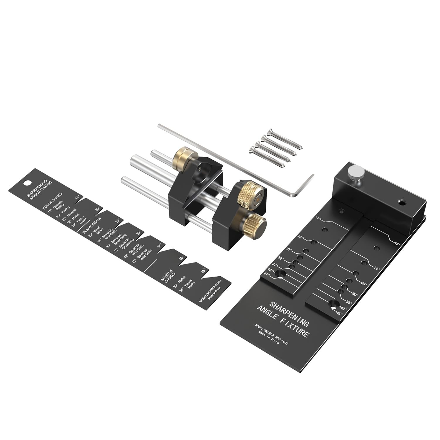 Chisel Sharpening Jig, Wood Honing Guide for Chisels and Planes, Width 5/32" ...