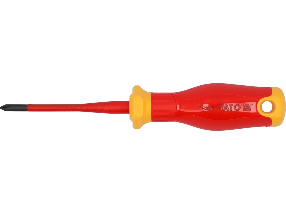 Yato Insulated Phillips Screwdriver PHillips Extra Slim PH1X80mm YT-...