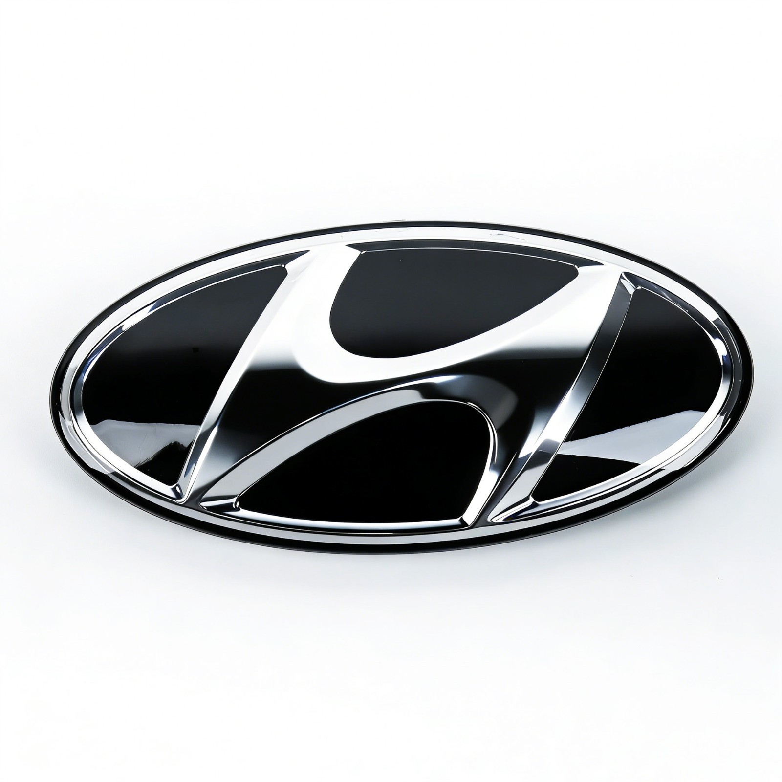 Silver H Front Bumper Grille Emblem for OEM 86310-G8100 Hyundai Sonata 2018-2019