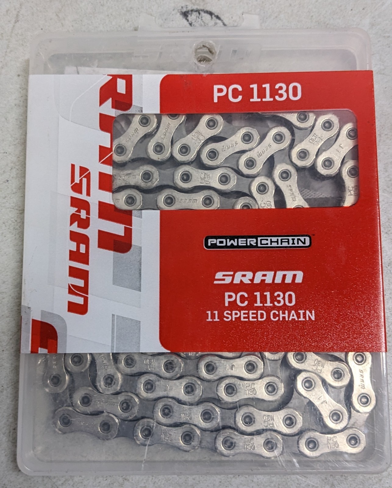 SRAM PC-1130 Chain - 11-Speed, 114 Links, Silver/Gray