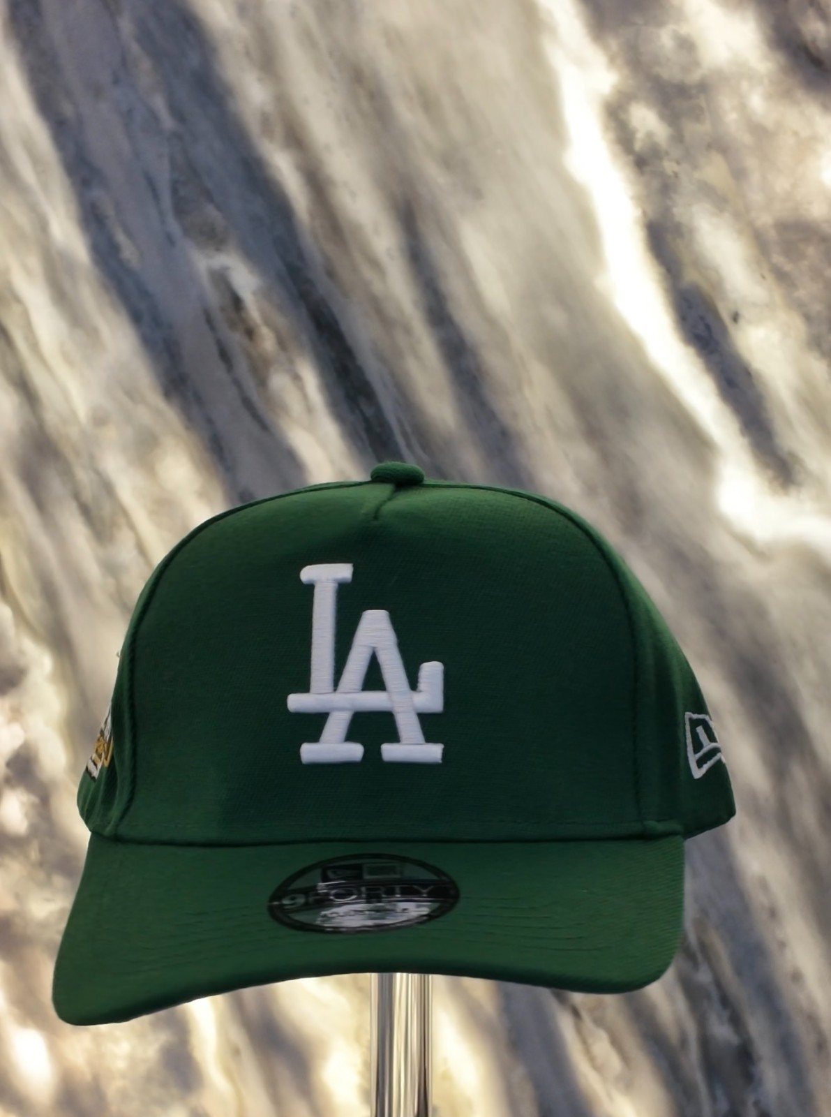 Los Angeles Dodgers New Era 9Forty 2024 World Series Snapback Green Hat