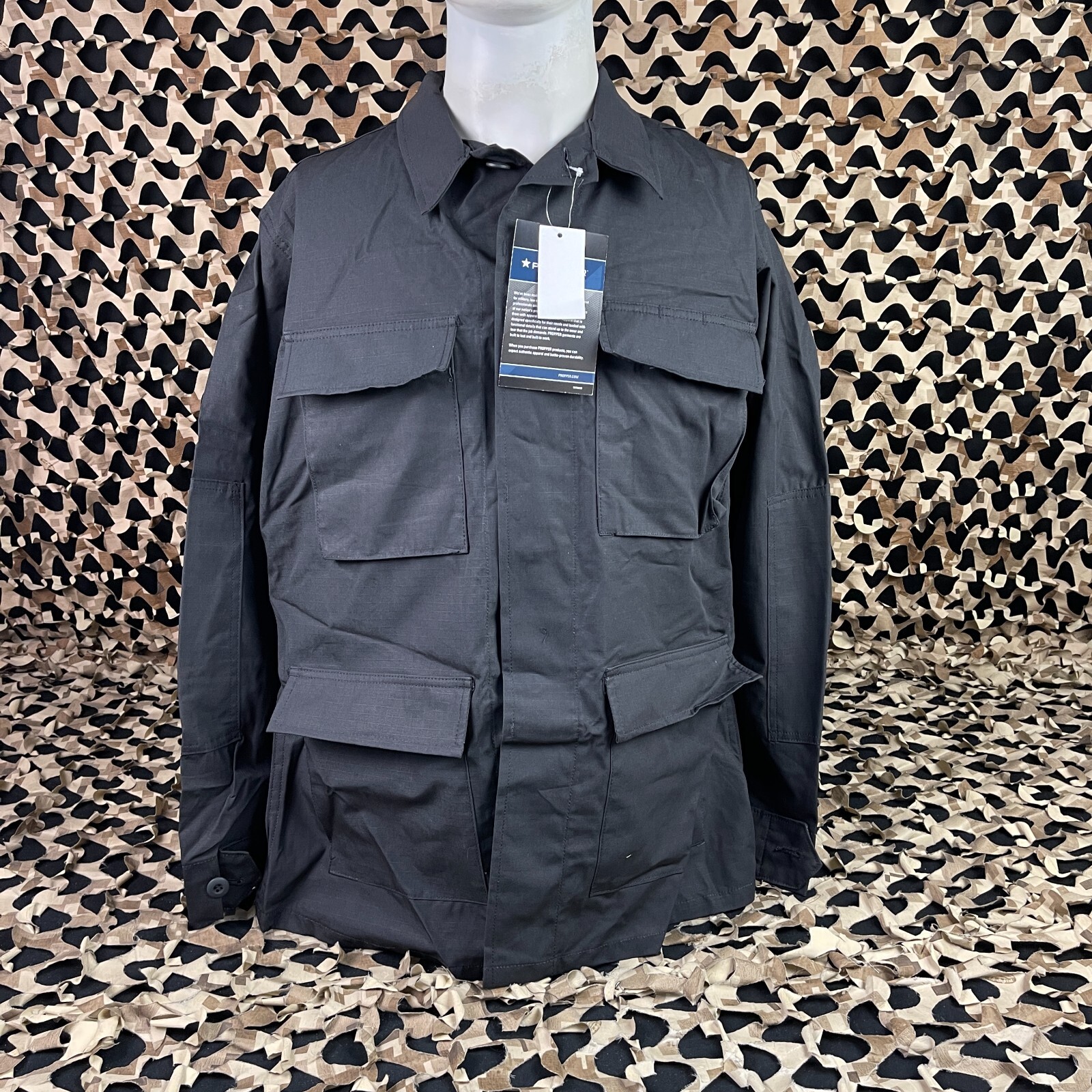 NEW BDU Propper Jacket - Black - Medium Long