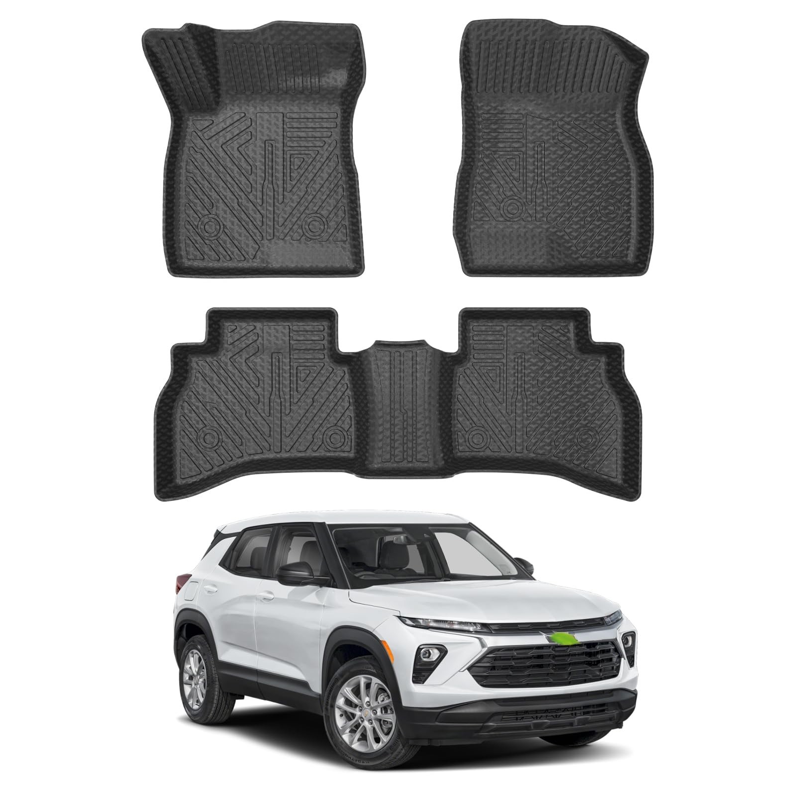 Mixsuper Liner Floor Mats for Chevrolet Trailblazer 2021-2026 (AWD Only) All ...