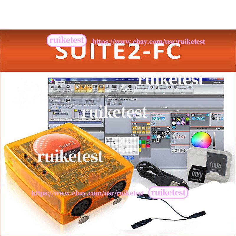New Sunlite Suite 2 FC DMX-USD Controller DMX 1536 Channel Lightning Interface