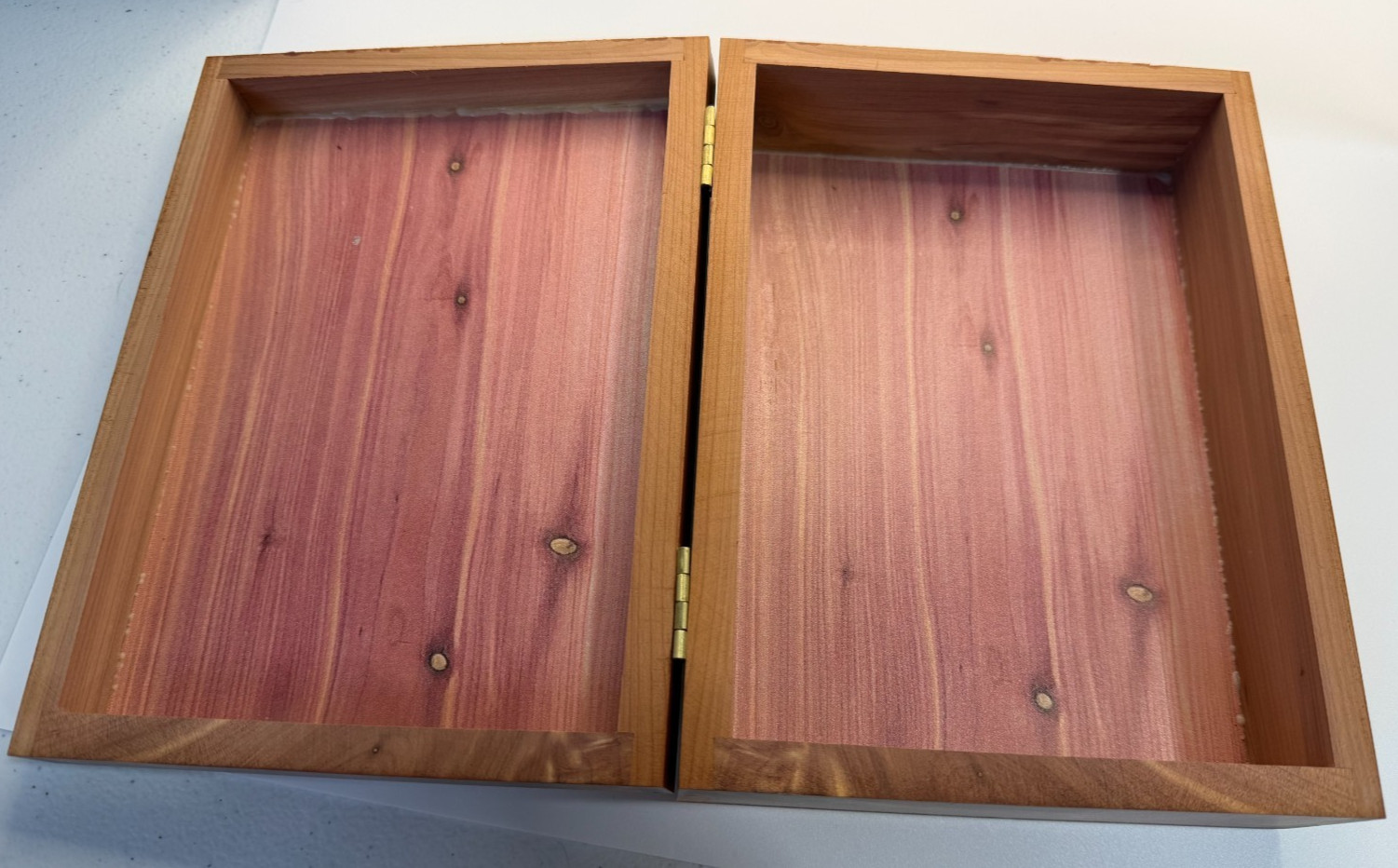 Unbranded Horse Print Cedar Keepsake Memory Box 8" x 6"