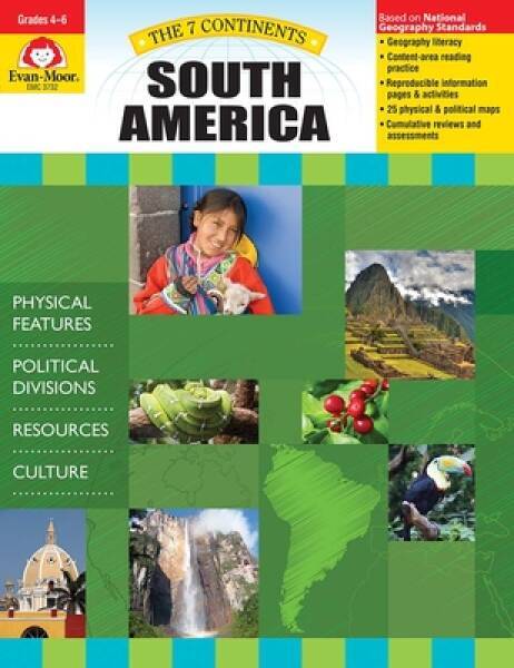 South America (7 Continents) - Paperback By Evan Moor - GOOD