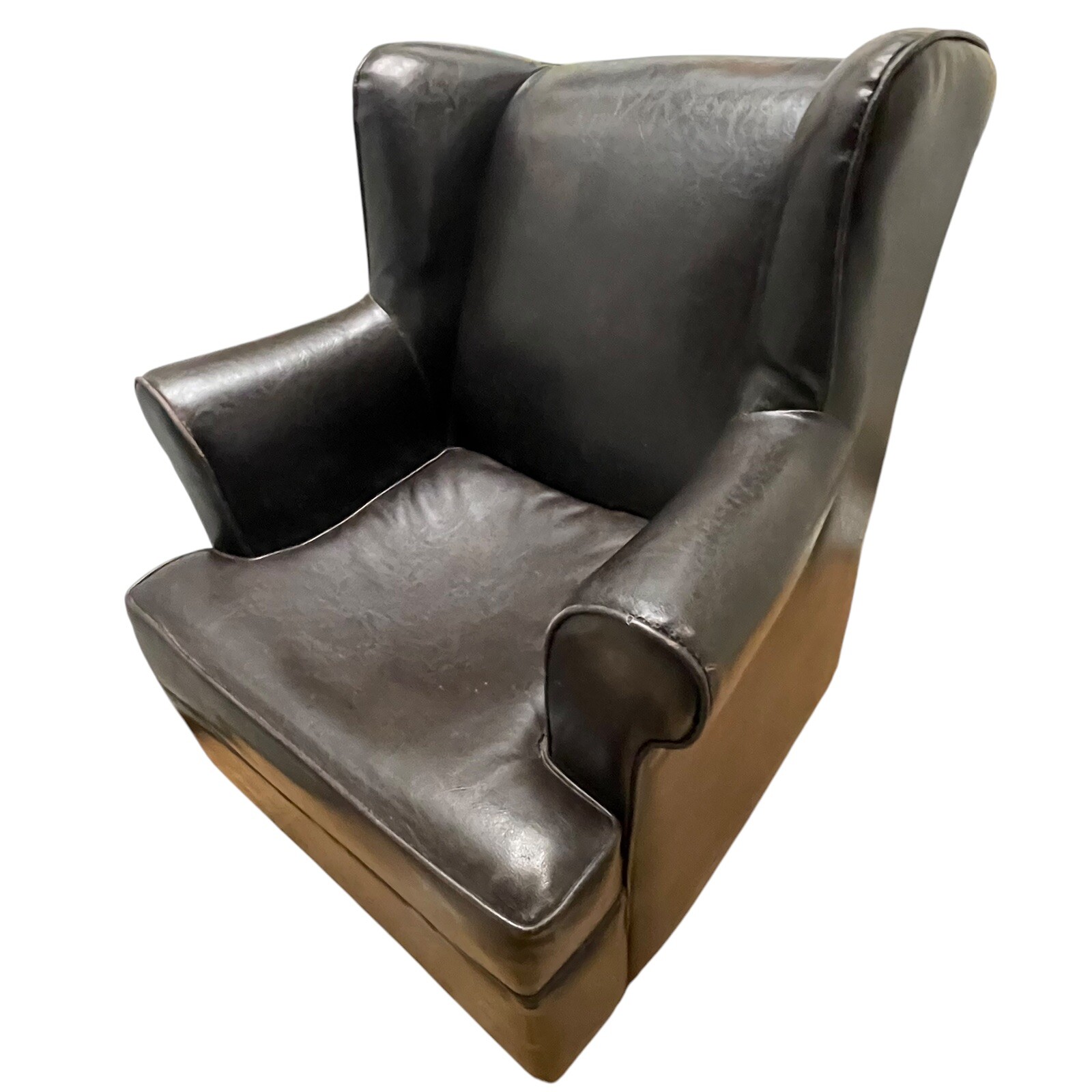 Children’s Dark Brown Faux Leather Arm Chair / Club Chair Ages 3 to 8