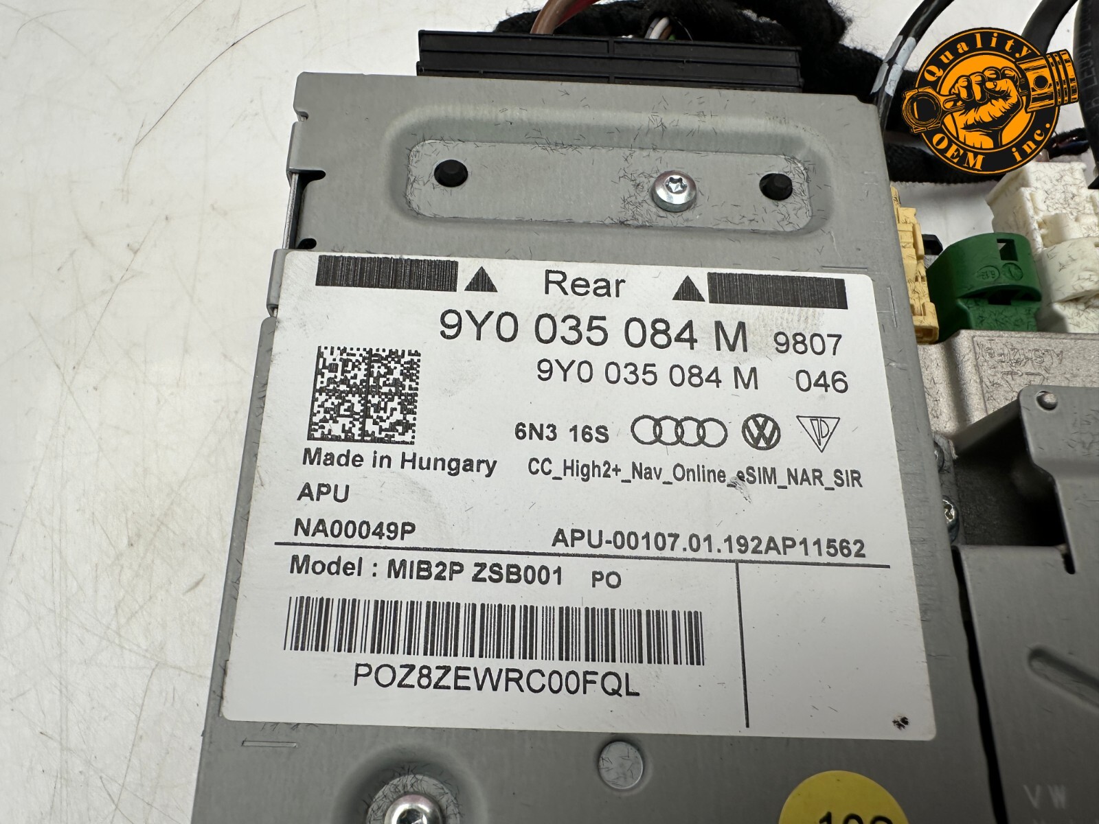 2019-2023 PORSCHE CAYENNE AUDIO RADIO RECEIVER CENTRAL COMPUTER CONTROL UNIT OEM