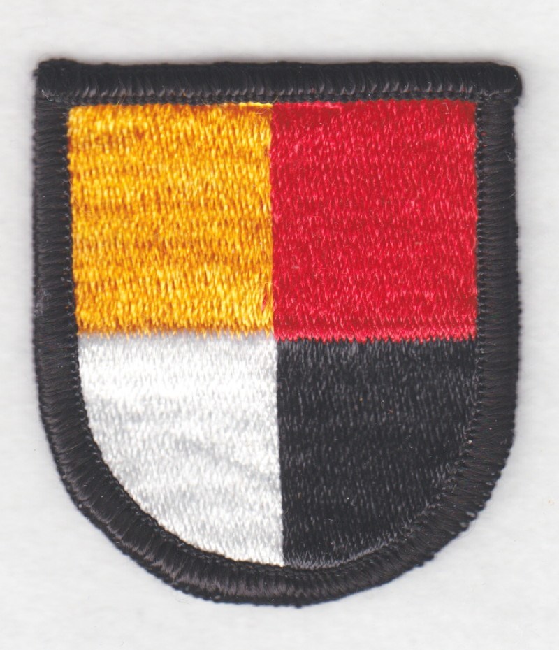 Army Beret Patch:  3rd Special Forces Group - merrowed edge