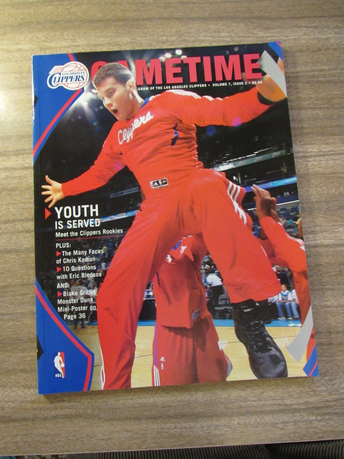 2010-11 Los Angeles Clippers Gametime Program Blake Griffin NO OPPONENT LISTED