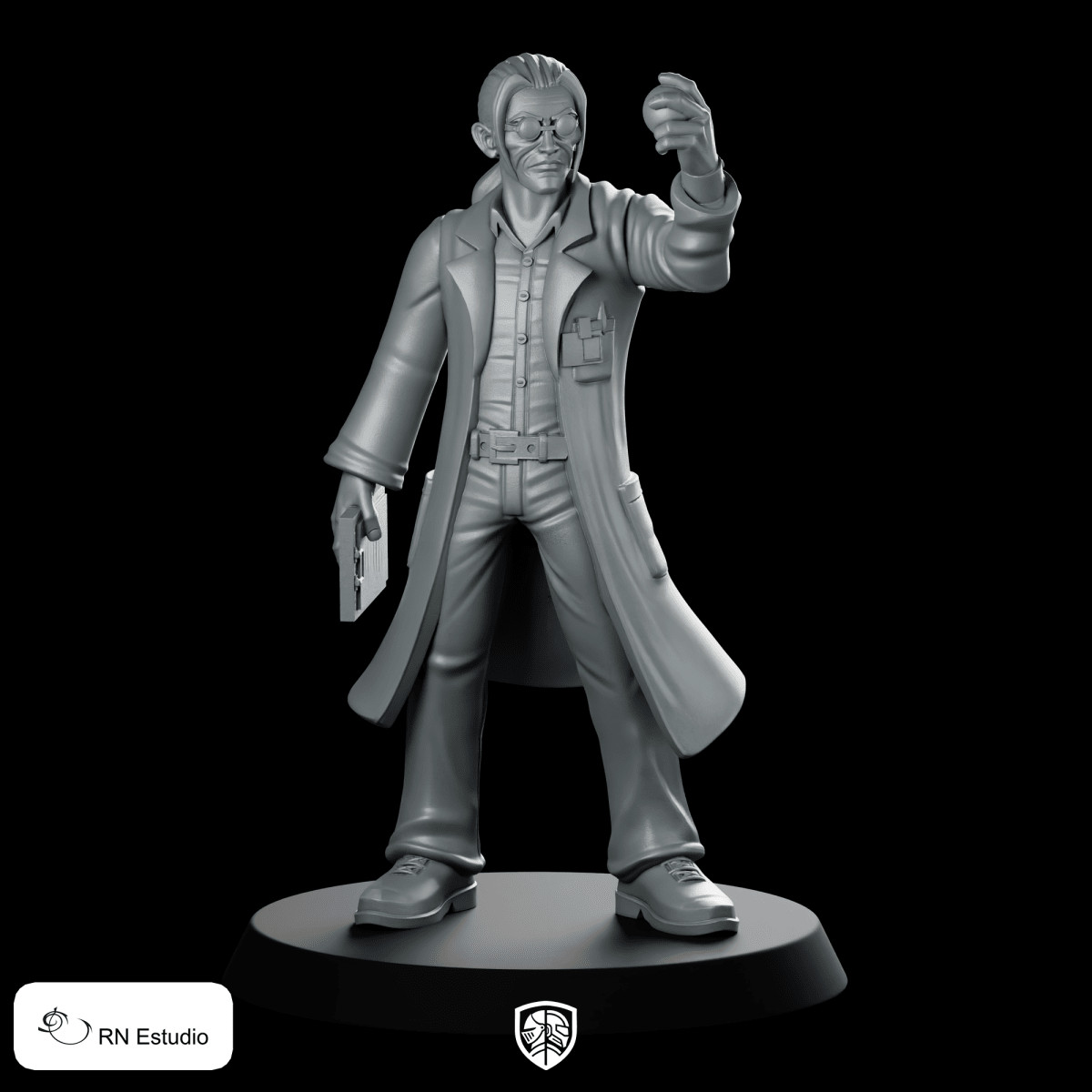 Hojo Miniature Scholar Preacher Hero Tabletop RPG