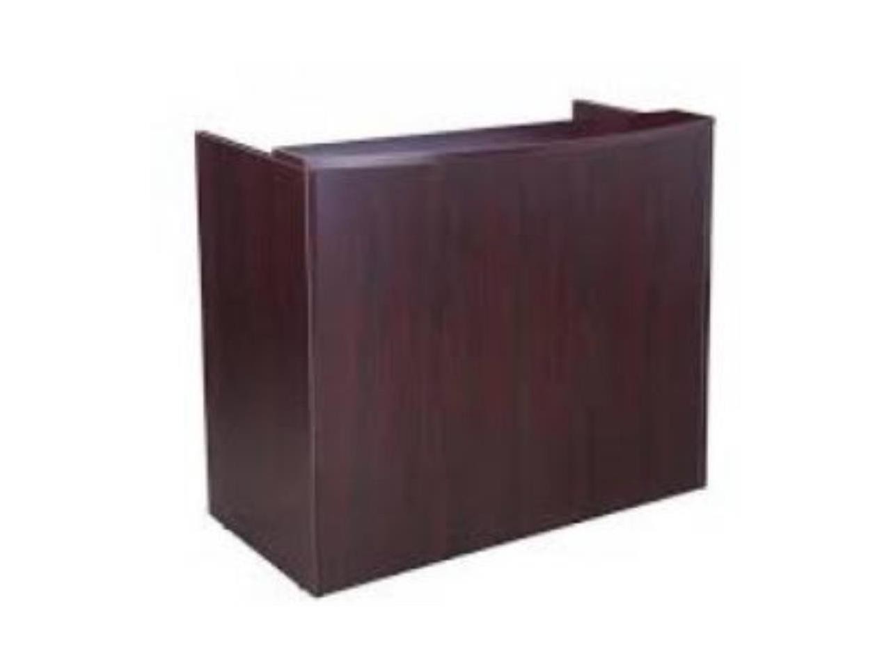 Boss 48" Reception Desk, Mahogany
