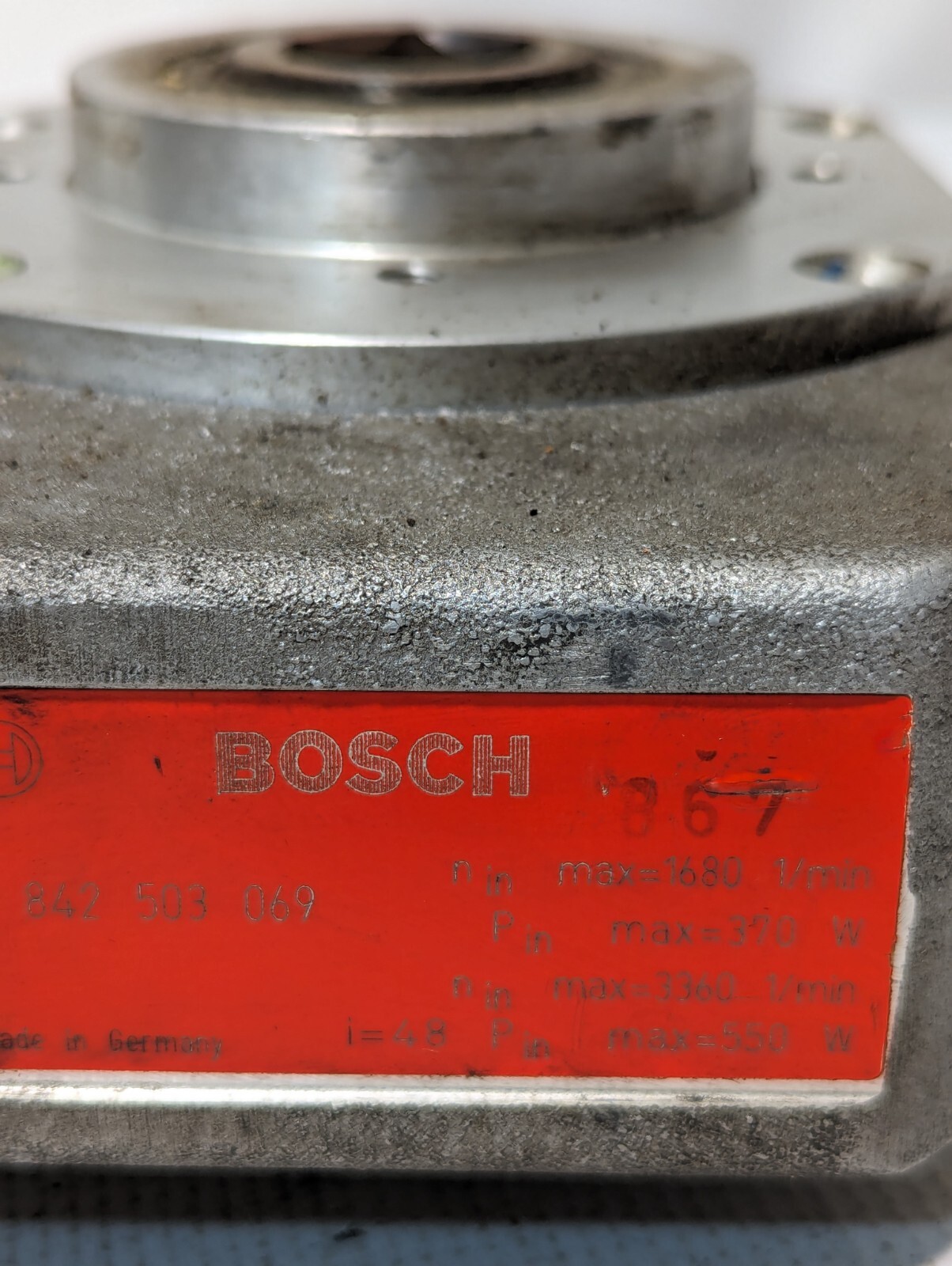 Bosch 3 842 503 069 Gear Reducer 48:1