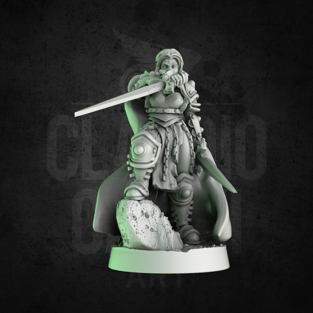 Dungeons & Dragons Playable Character - Female Goliath - Fighter, Paladin