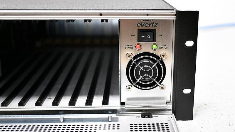 Evertz 7800FR 7800FC & 6x 7800IDA2Q-3G 3G/HD/SD/ASI Dual Video DA 2x4 or 1x8 3RU
