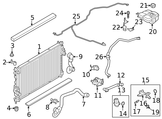 Genuine Ford Engine Coolant Level Sensor Bolt W713295-S442