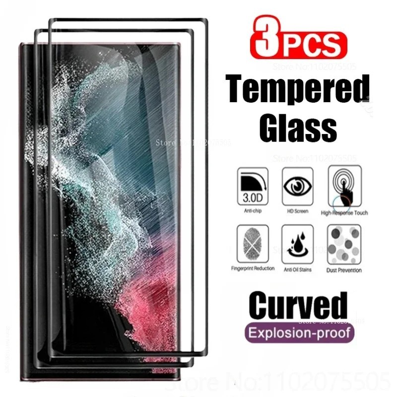 2X Tempered Glass Screen Protector For Samsung Galaxy S25 S24 S23 S22 S21 S20