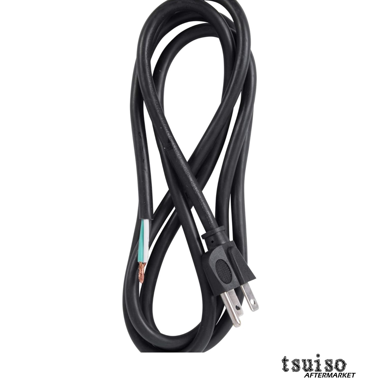 14/3 SJTW 15A/125V Power Cord - 9 ft Weather-Resistant Replacement Solution