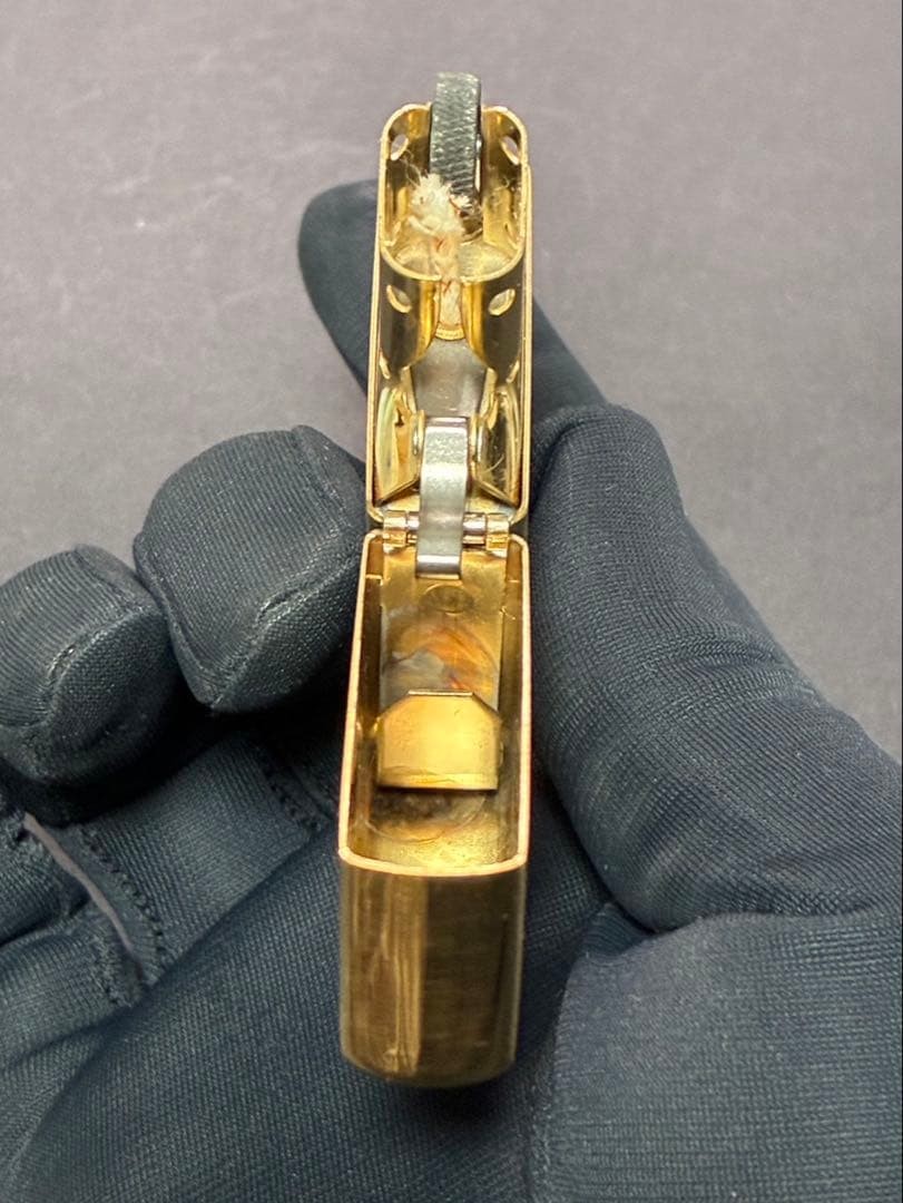 Zippo USS HELENA SSN 725 Gold One Sided Processing Lighter Regular Japan