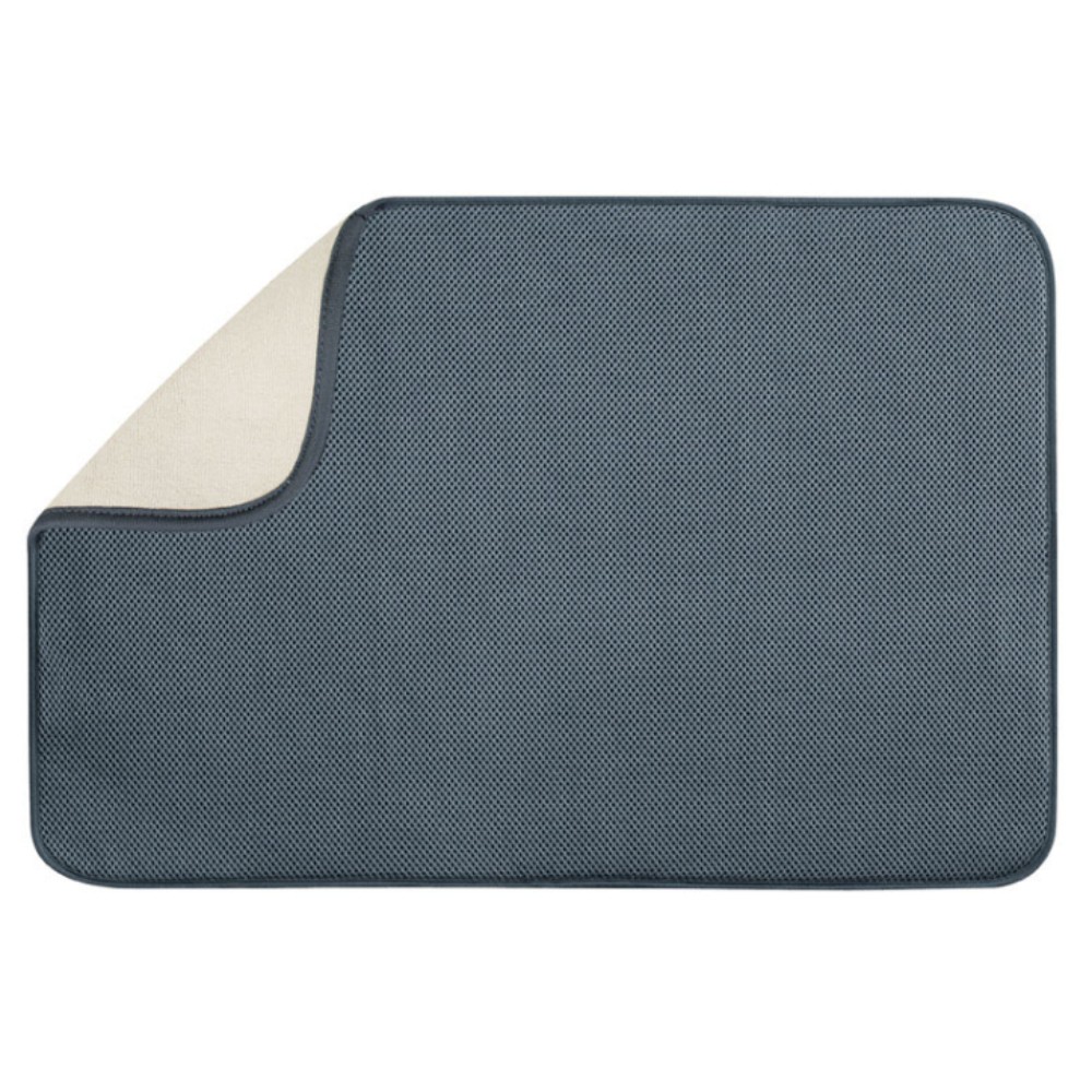 iDesign IDry 24 in. L X 18 in. W X 0.5 in. H Microfiber Drying Mat