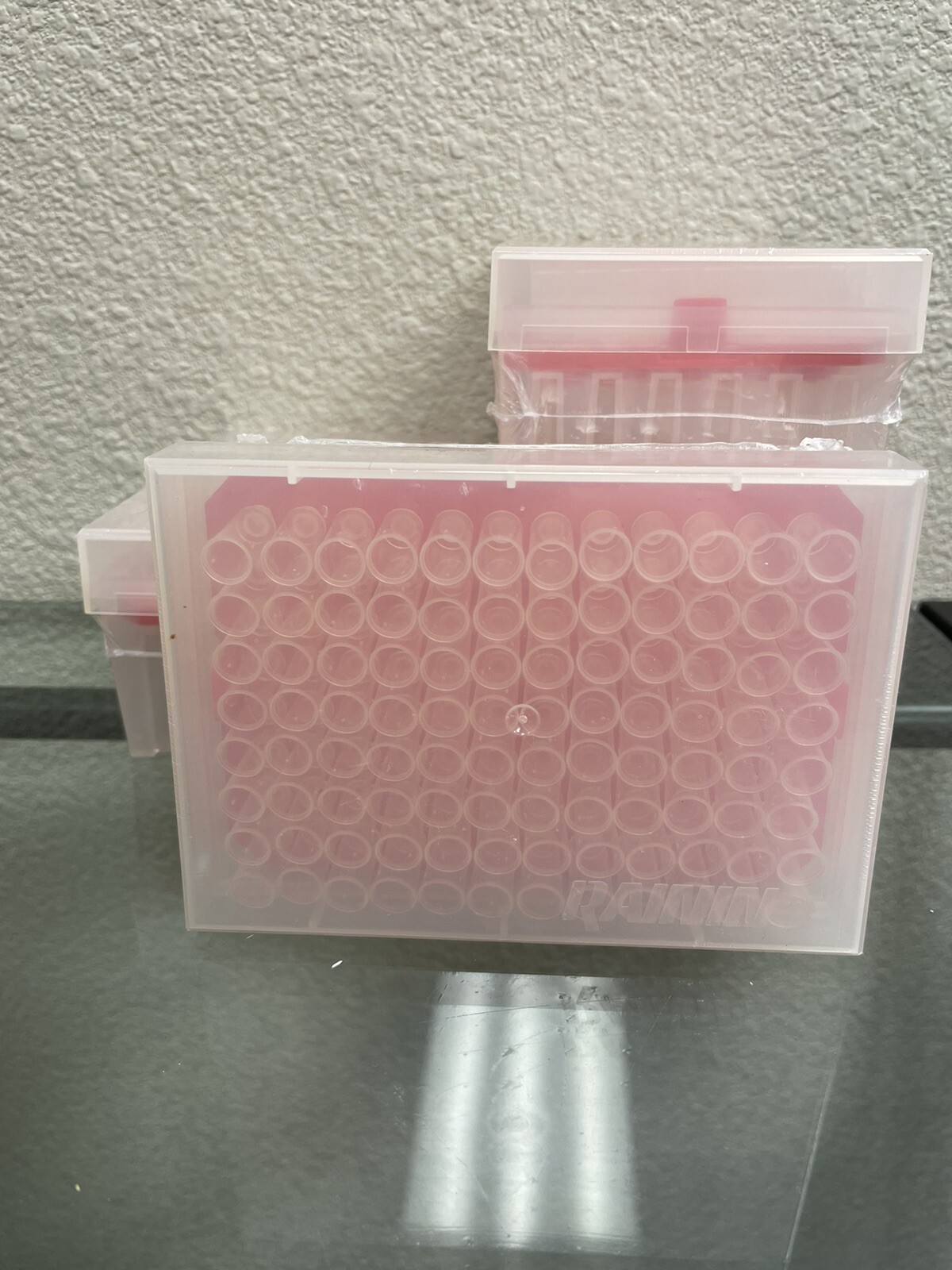 Rainin Pipet, Lot Of 4 Racks, Approx 200ul