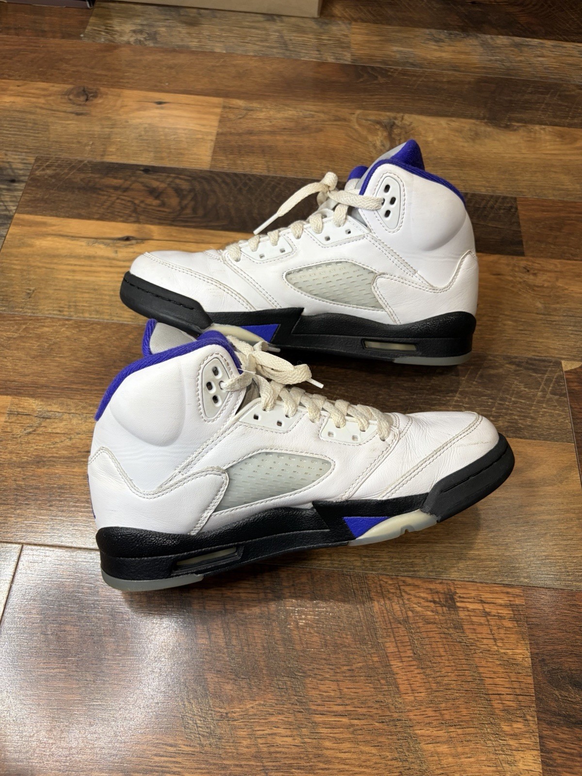 2022 Nike Air Jordan 5 Retro GS "Dark Concord" Size 6.5Y (4654) 440888-141