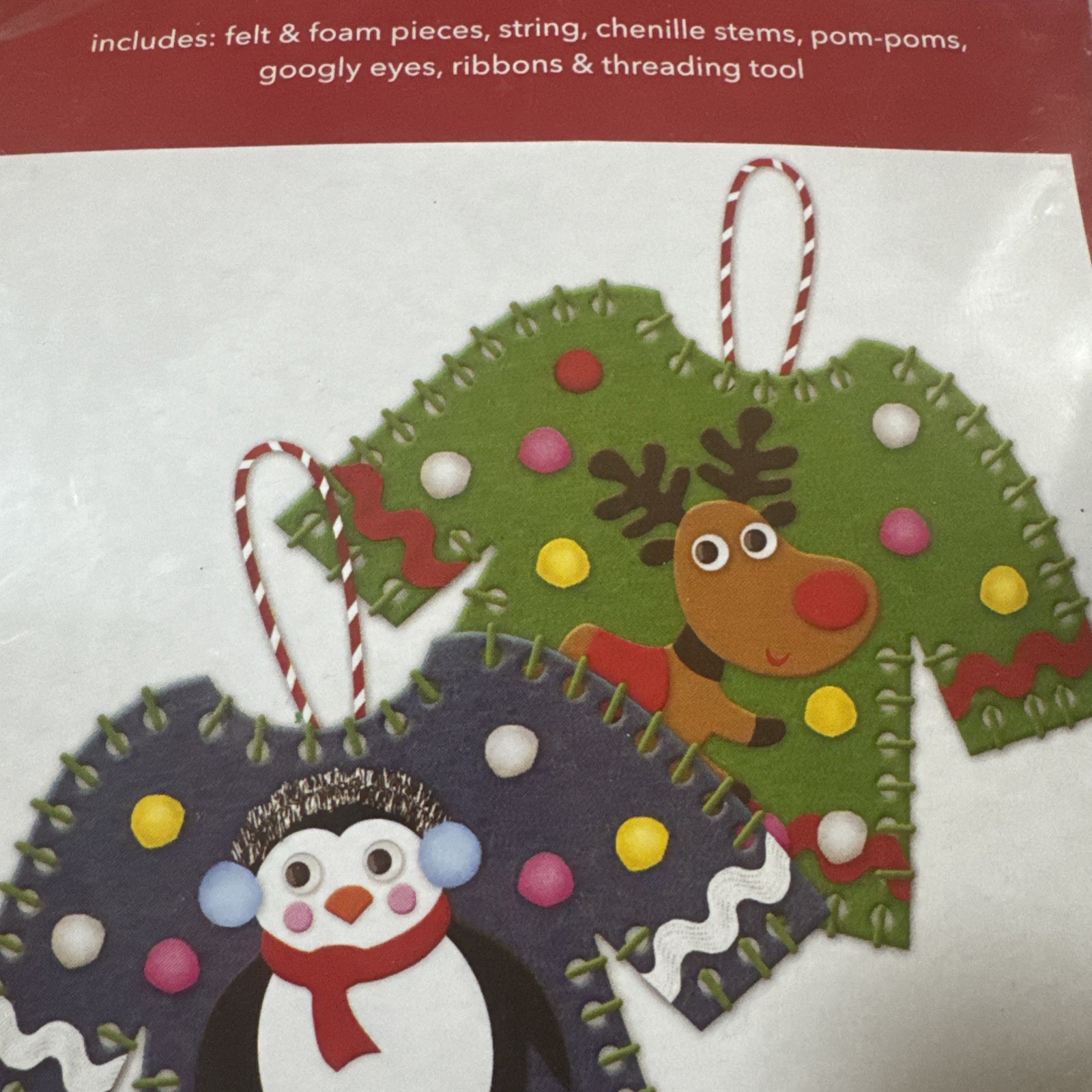 Make Your Own Christmas Ugly Sweater Kit. Makes 2. 8 Year +