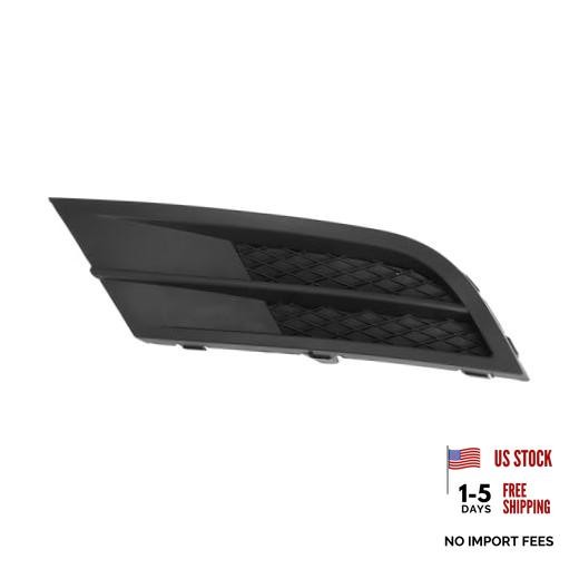 1pc Fog Light Grill for Volkswagen Jetta 2015-2018 Durable ABS Black Front