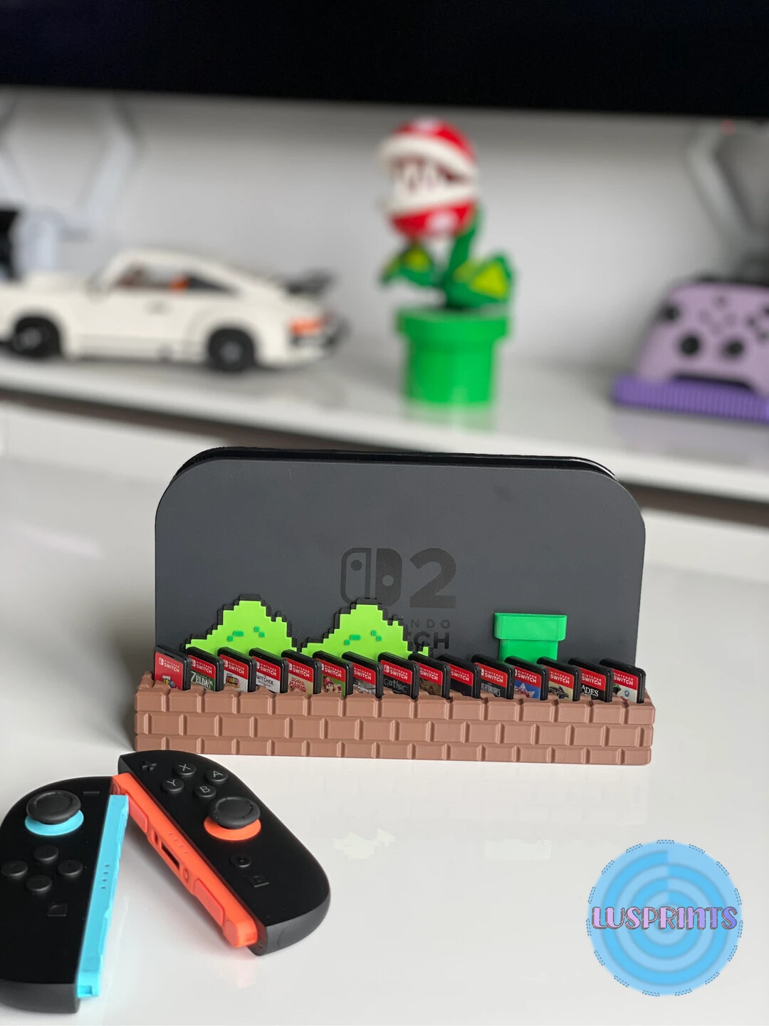 Nintendo Switch 2 Brick Dock | Cartridge Holder, Switch 2 Game Holder