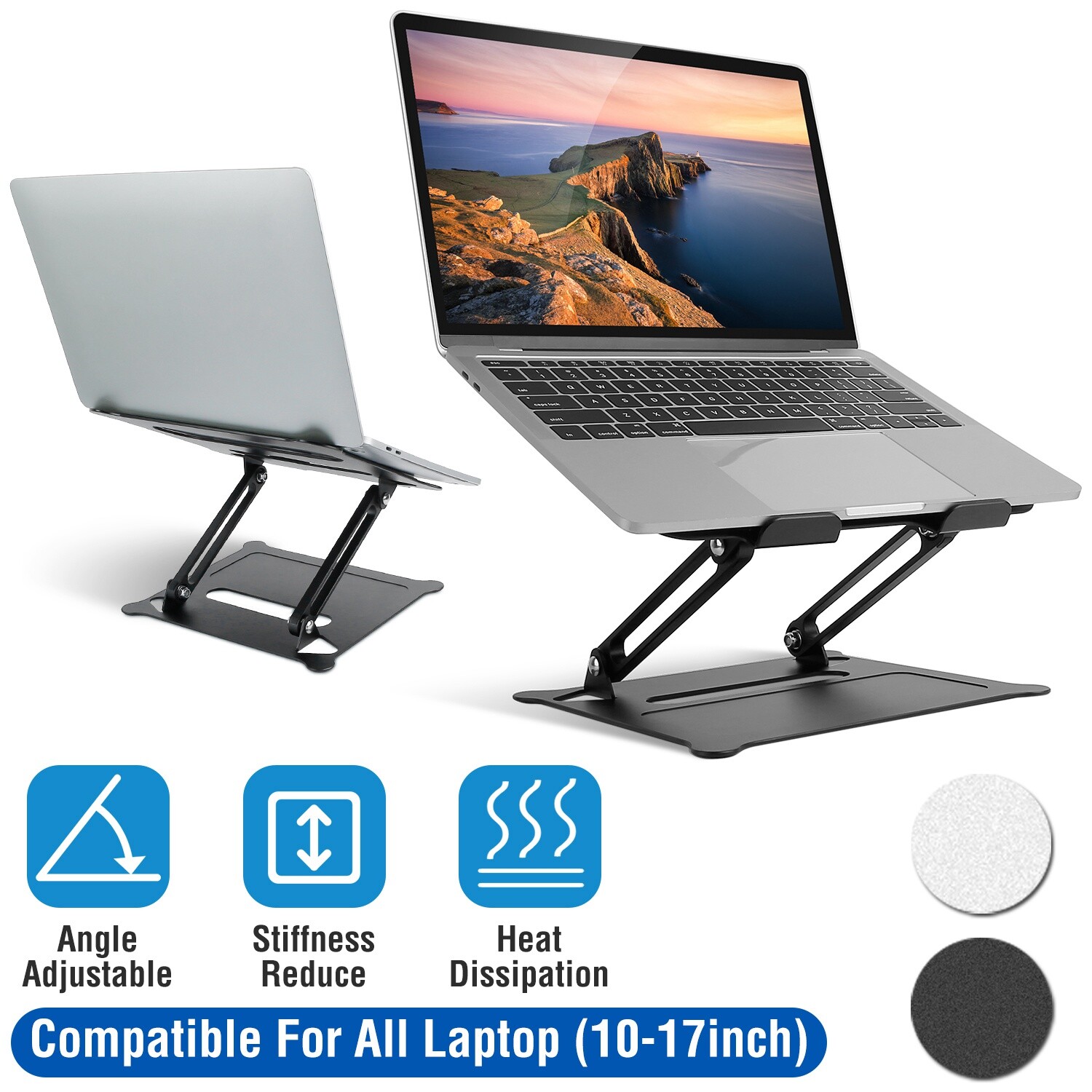 Adjustable Foldable Laptop Notebook Stand PC Desk Table Heat Vent Bed Sofa Tray